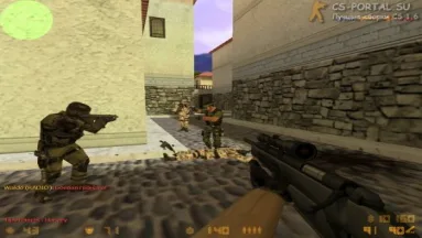 Игра с напарником в Counter Strike 1.6